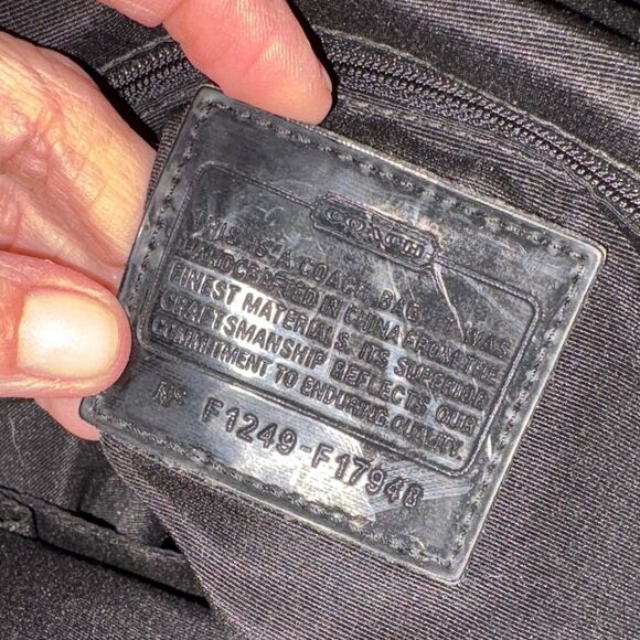 Coach Purse Handbag Y2K Pocketbook Jacquard Signature Logo Satchel Shoulder Bag - Picture 16 of 16